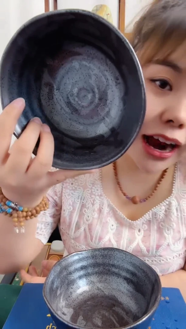 老虎石原石柴烧异形400毫升大碗拍一发二