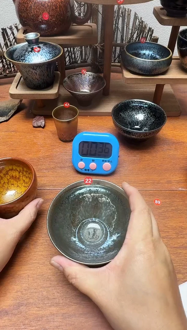 茶盏丁*22号建盏工匠茶器