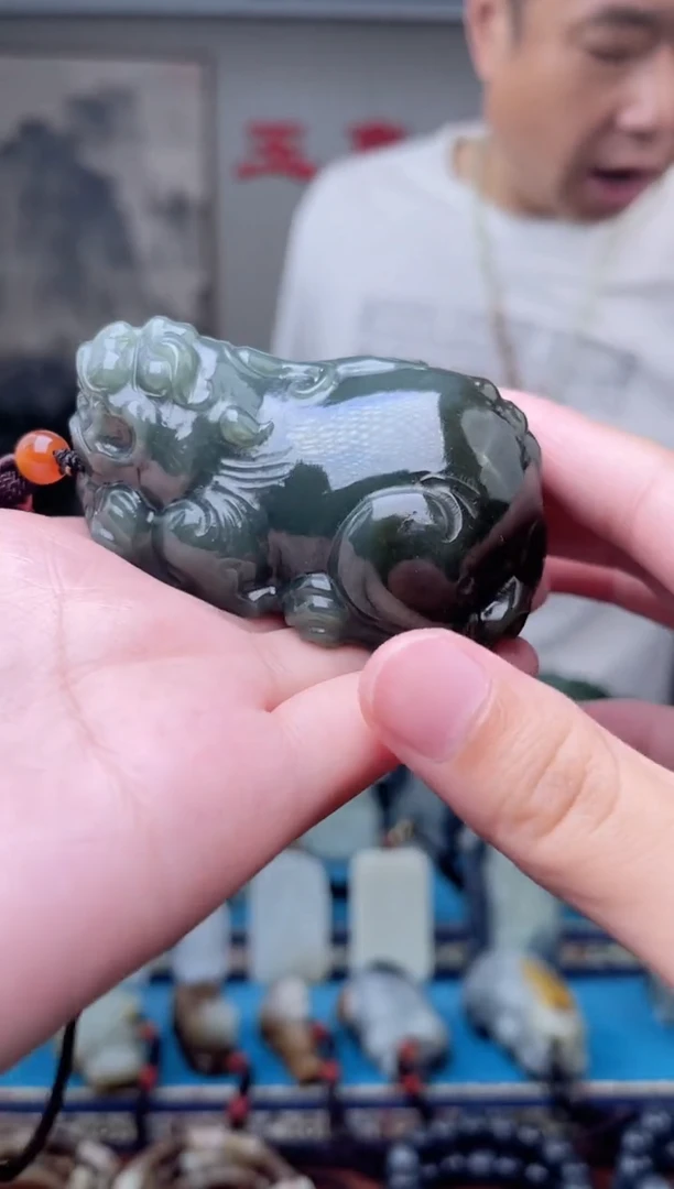 和田玉未镶嵌挂件1