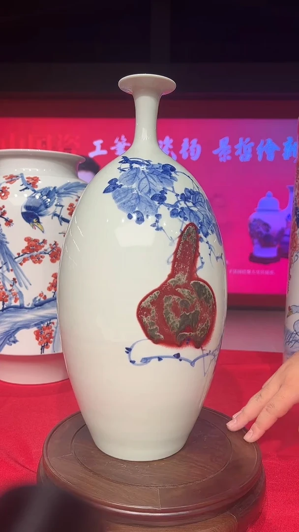 其他崔景哲-瓷器-B小-福在眼前
