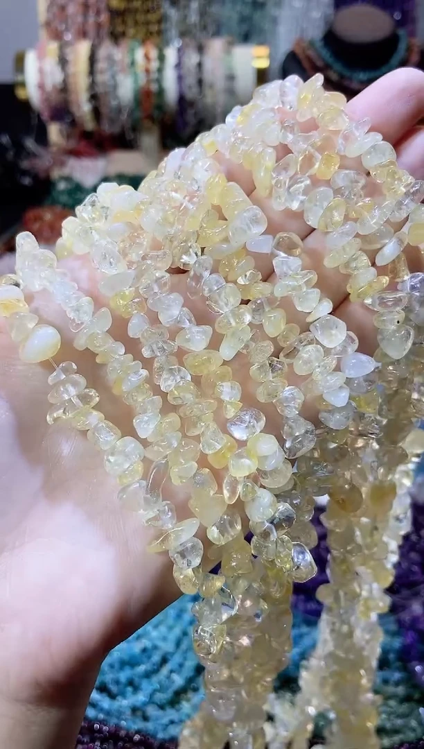 未镶嵌珠宝半成品水晶黄水晶