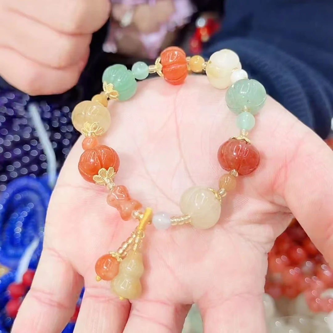 玉石玛瑙女款单圈手链多样性发一 sy02