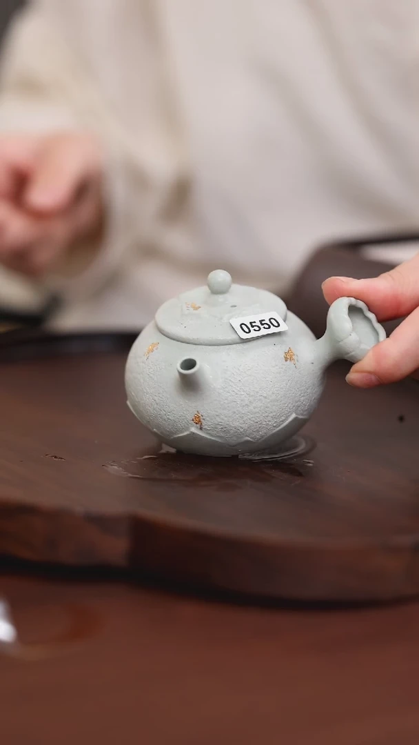 【闪购商品】紫砂茶壶550 YF 侧把 梵语 120cc