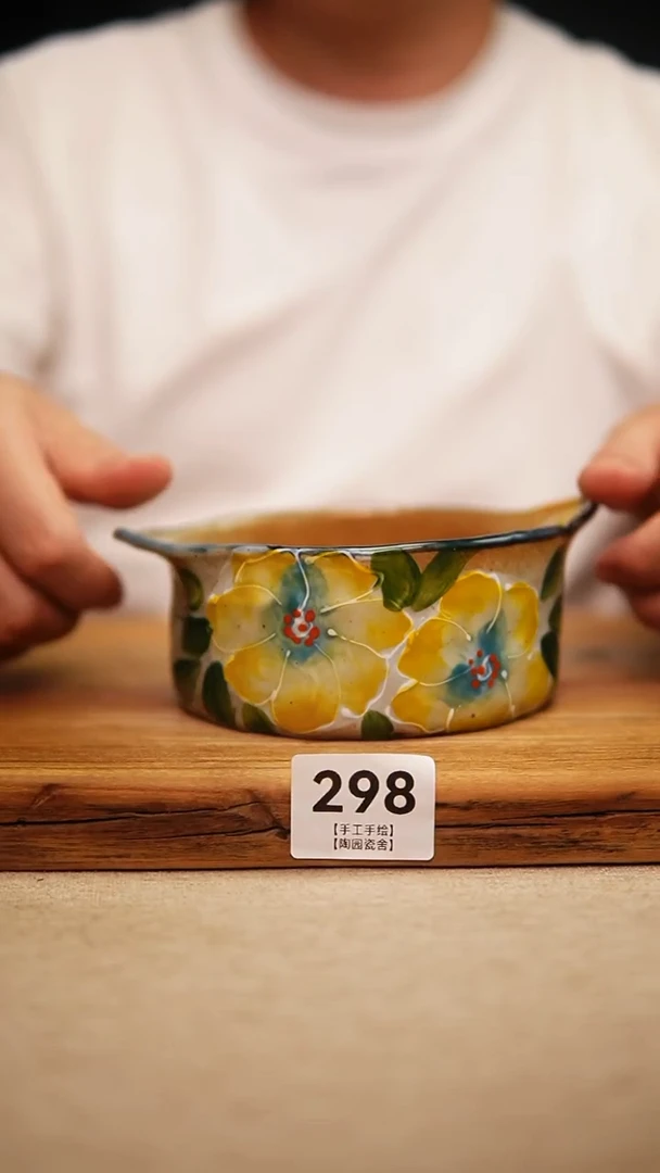 @@陶园瓷舍@@纯手工手绘@高温釉下彩