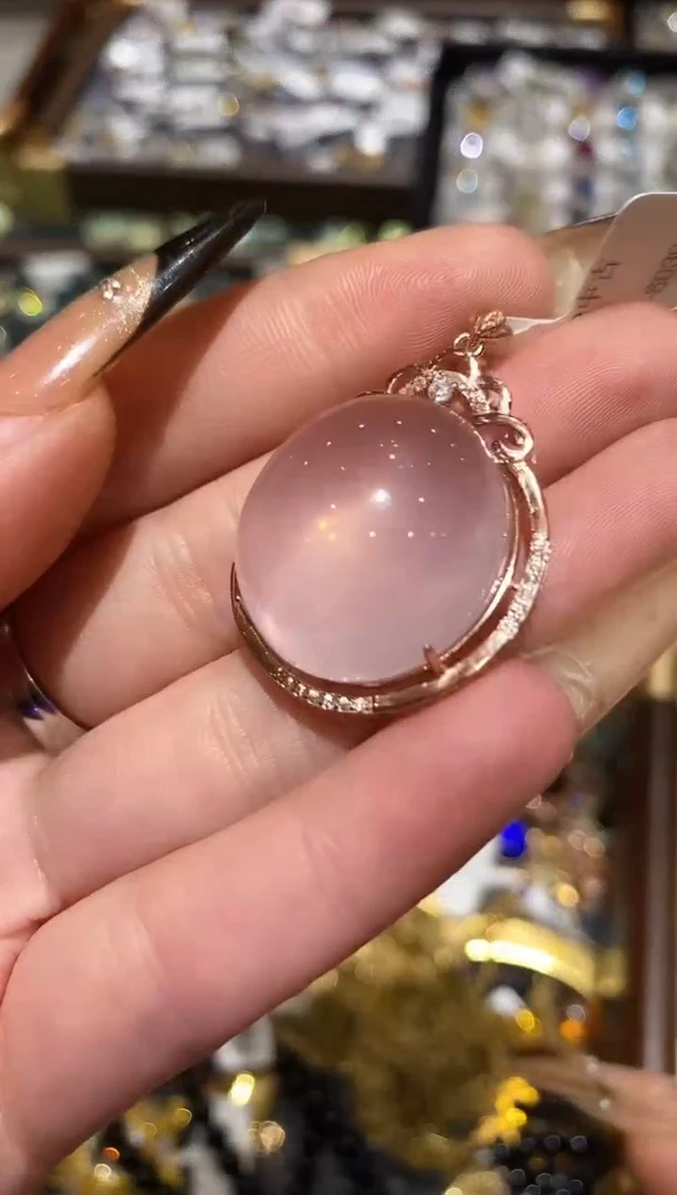 吊坠(不含链)银S925镶嵌水晶楚楚珠宝中古甄选不退换