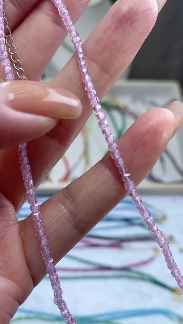 【闪购商品】尖晶石颈饰银S925镶嵌诗颜珠宝SYZB58