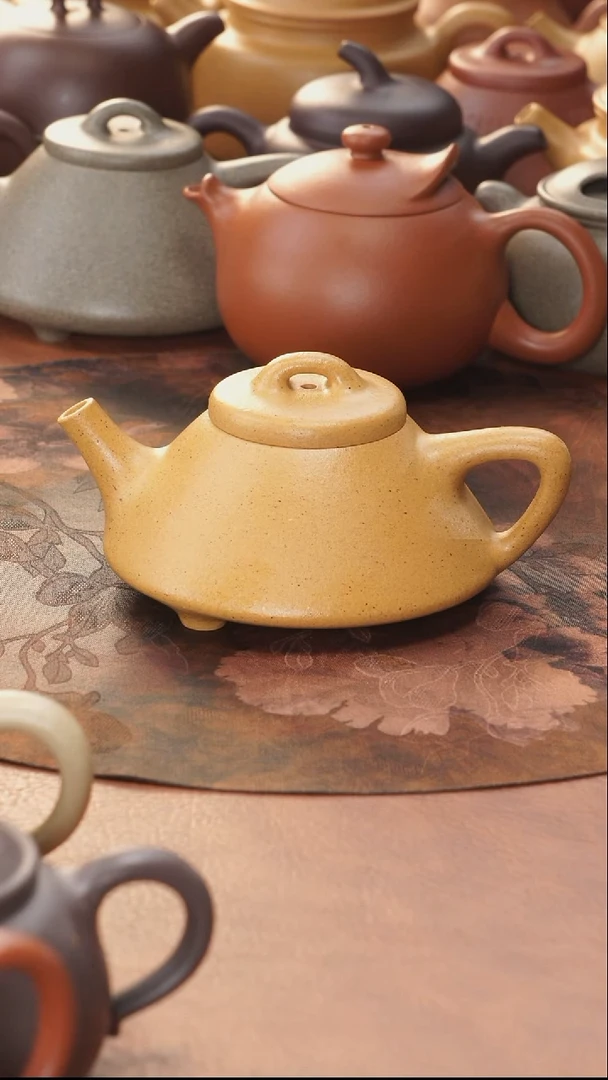 茶壶紫砂银*微瑕