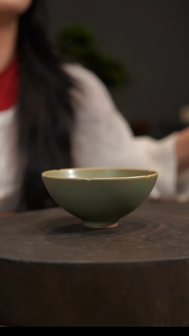 杯子拖*机葵口杯 汝州原产地  原矿老釉