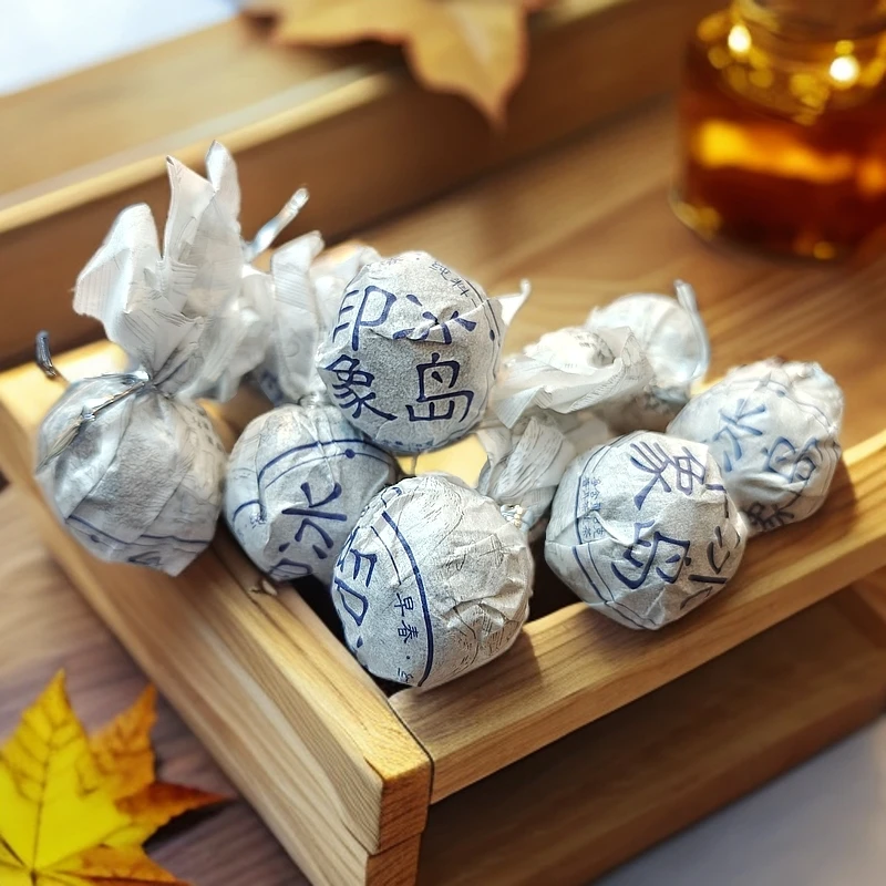 【冰岛印象】优雅甜滑  兰香高甜 2024年  龙珠  普洱生茶