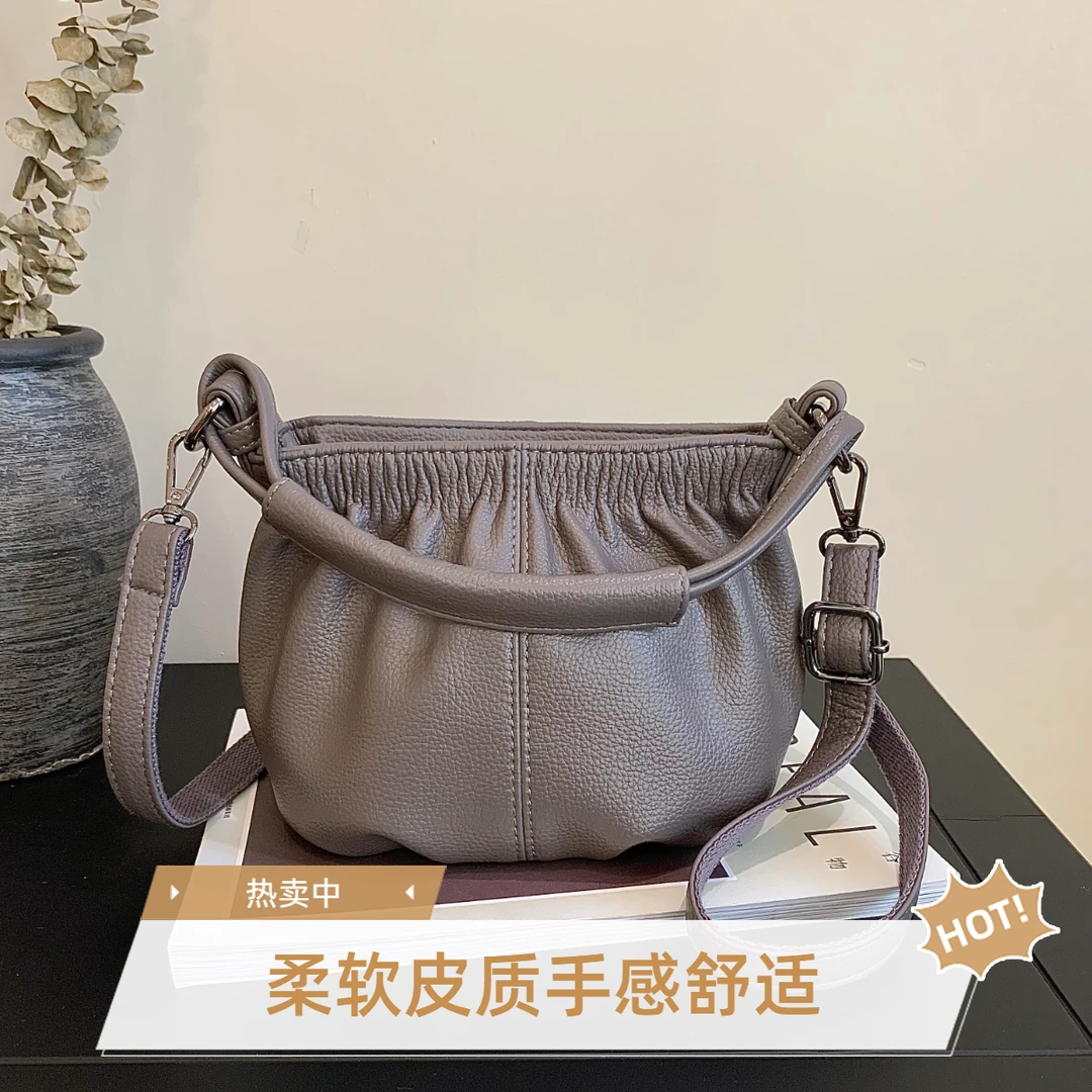 Y福袋包云朵包2025时尚褶皱洋气质感简约潮INS斜挎包单肩包休闲包