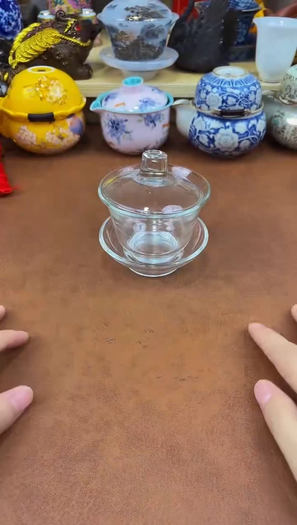 陶瓷茶具摆件旅行套组