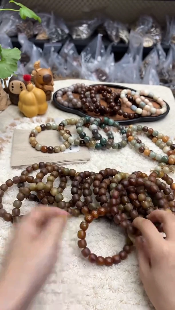 菩提根/象牙果手串13糖壳福利（823）