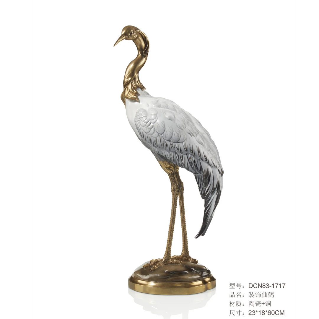 【本尼家】DG123  仙鹤摆件  23*18*60cm