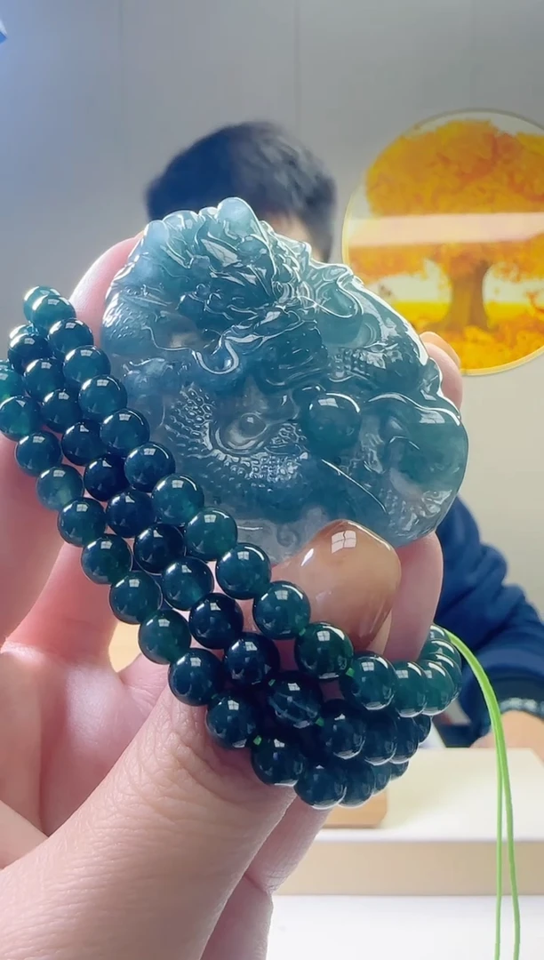 颈饰未镶嵌翡翠天然A货翡翠  多样性随机发其一