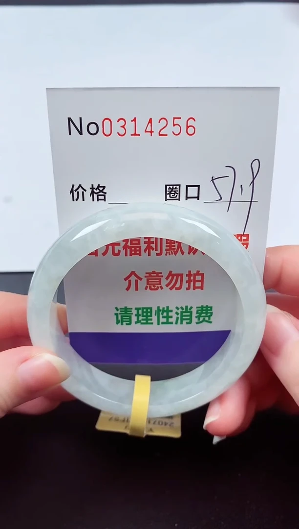 翡翠手镯未镶嵌 0314256