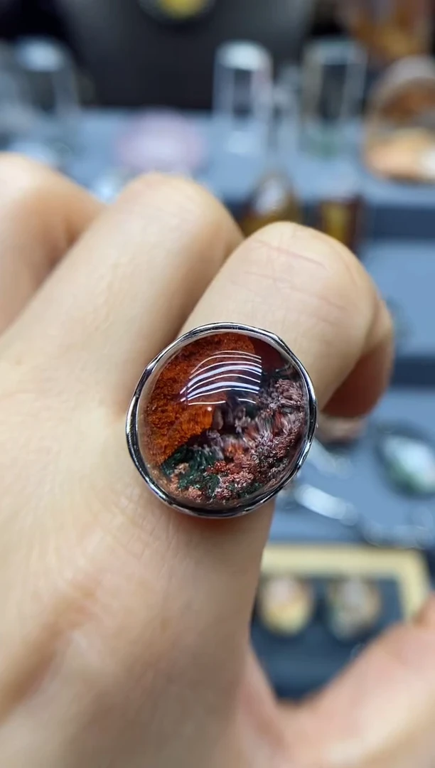 【闪购商品】水晶戒指银S925镶嵌水晶水晶