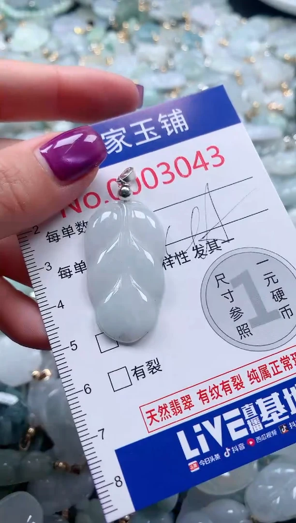 颈饰未镶嵌翡翠3043