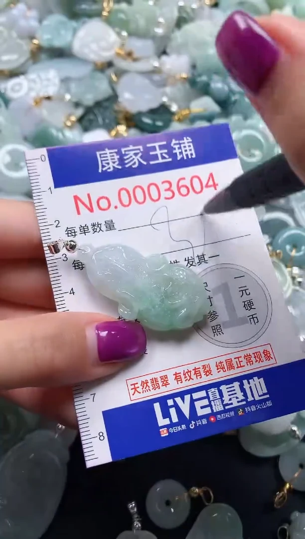 颈饰未镶嵌翡翠3604