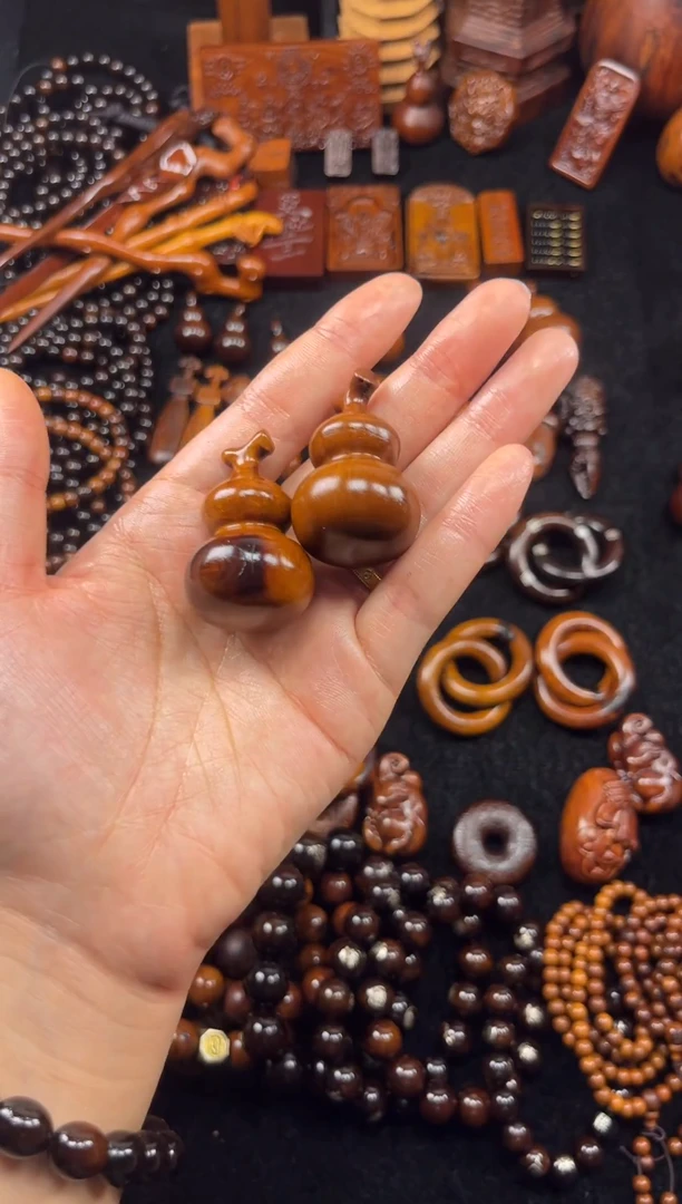 木天然雷击木雷枣老料实心葫芦