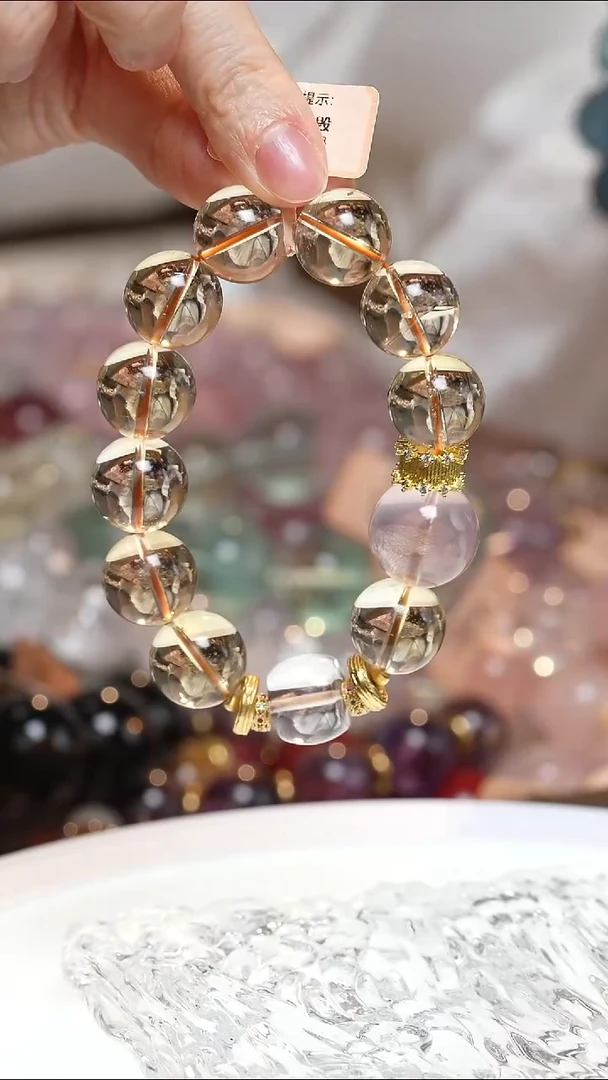 未镶嵌手串水晶黄水晶手串·DD0025SE089L221