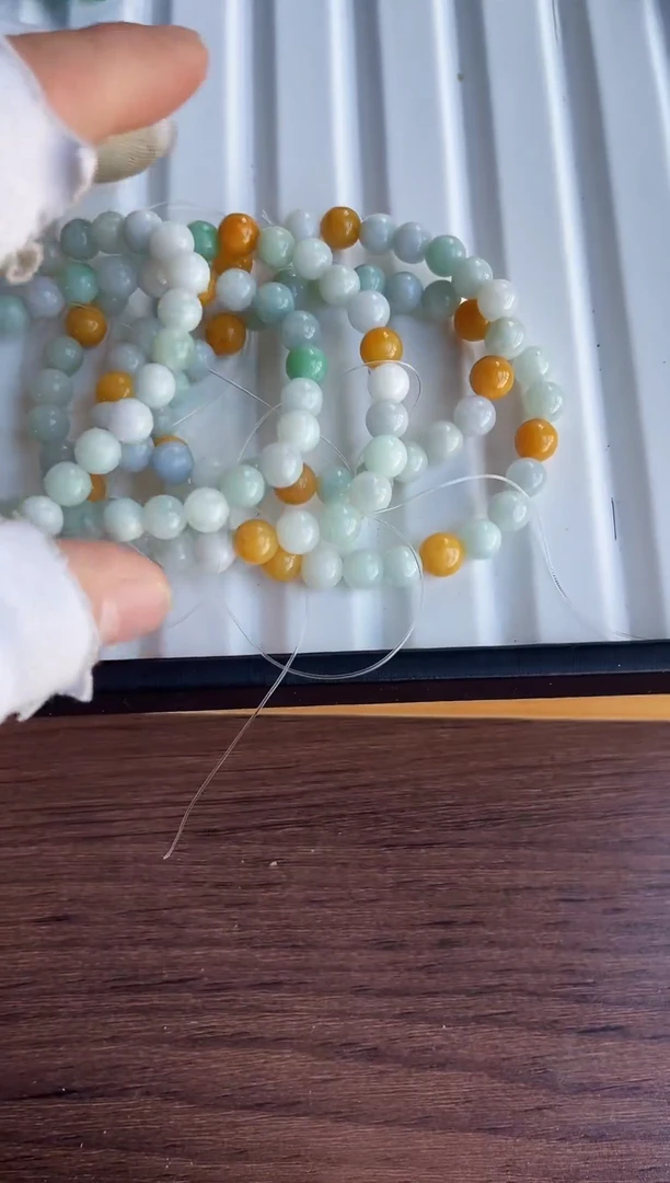 散珠翡翠翡翠手串5条