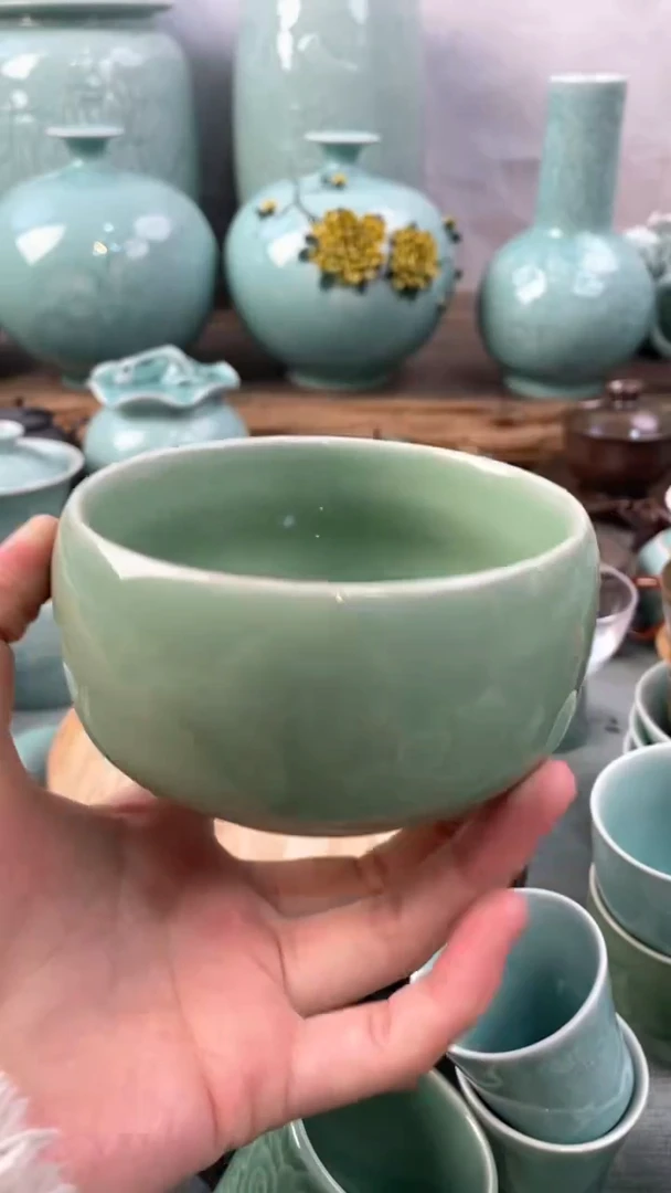 【闪购商品】特价 微瑕 慧仙青瓷