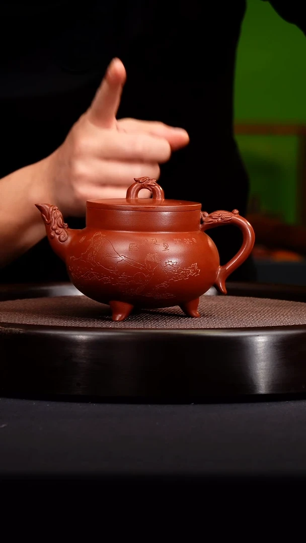 茶壶紫砂  宜兴紫砂原矿壶