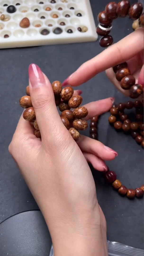 【闪购商品】星月菩提手串精工级中珀14*10算盘手串