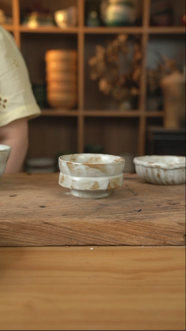 粉影系列的折腰米饭碗