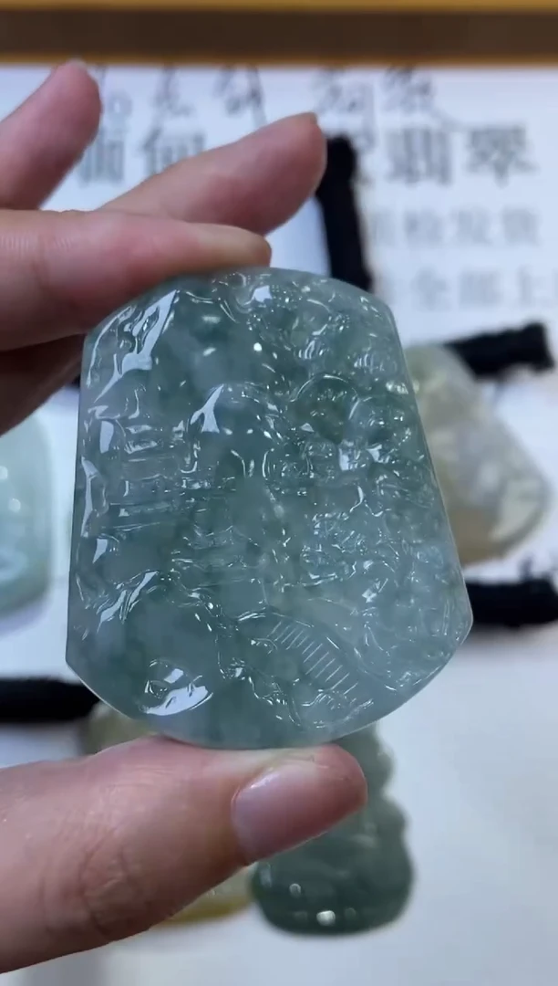 翡翠挂件未镶嵌297844