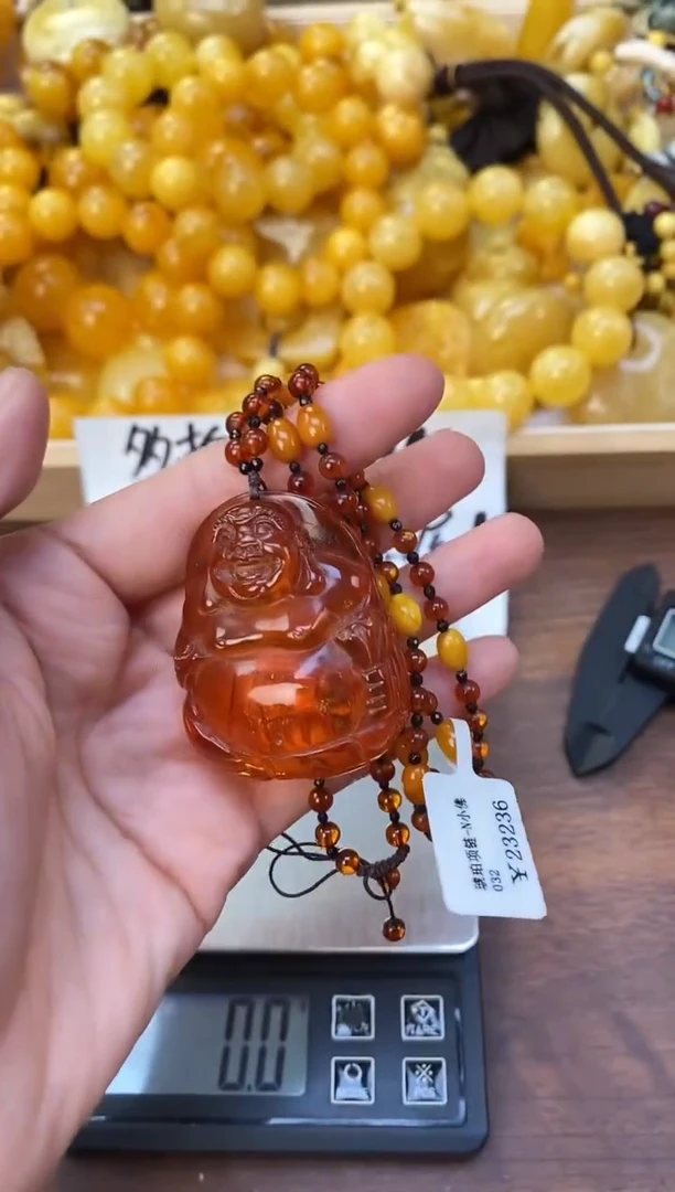裸石琥珀未镶嵌天然琥珀蜜蜡