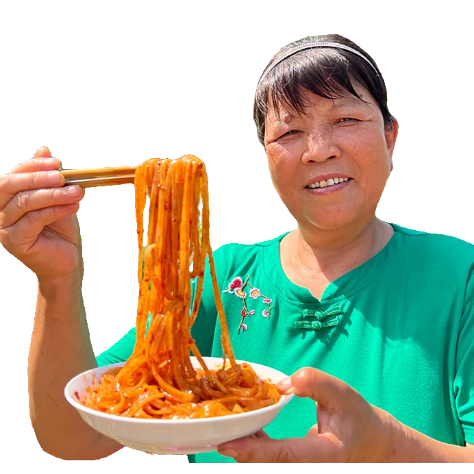 乡村董妈妈 【宽细面皮】陕西宝鸡岐山擀面皮发酵5送3发8袋*310g