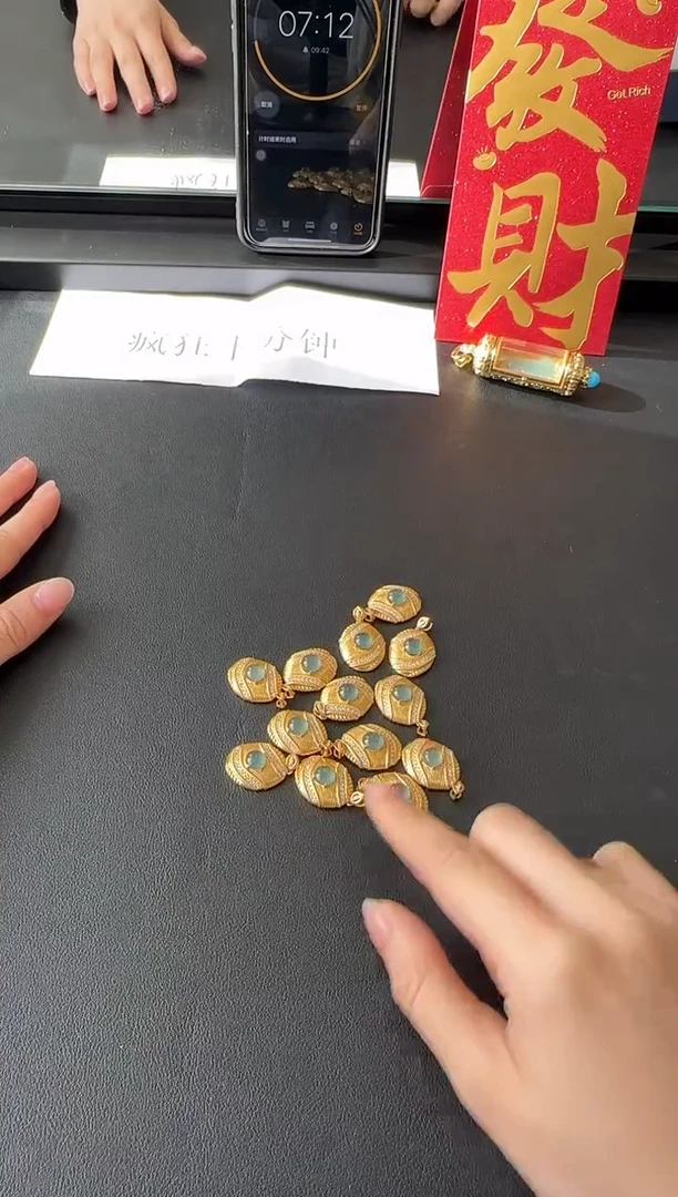 【闪购商品】翡翠吊坠(不含链)银S925镶嵌多样性发其一