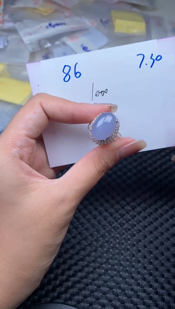 翡翠裸石缅甸天然翡翠A货86