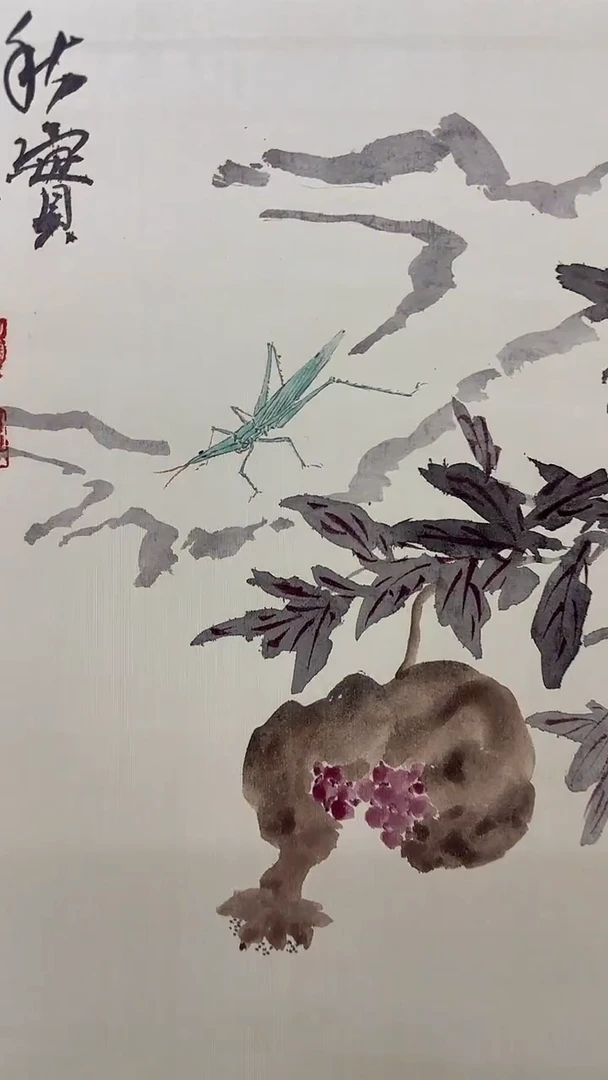 国画李兴刚1平尺花鸟