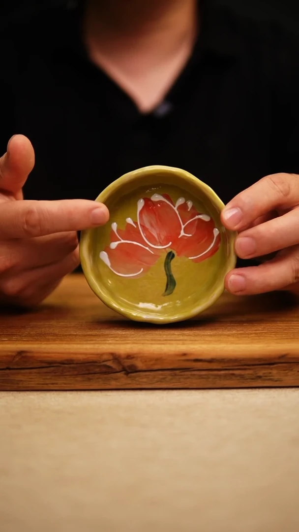 @@陶园瓷舍@@纯手工手绘@高温釉下彩