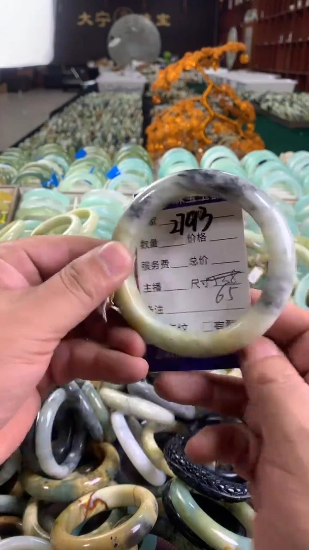 未镶嵌蛇纹石玉手镯2793