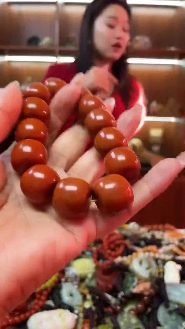 未镶嵌蛇纹石玉手串+20