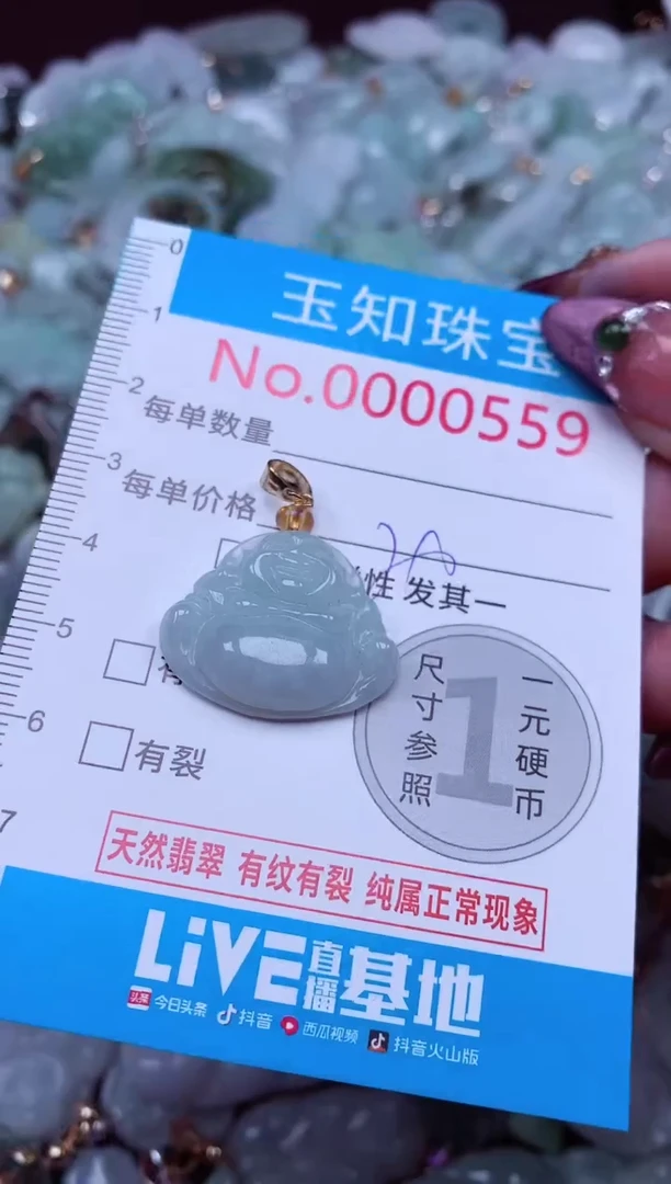 吊坠(不含链)未镶嵌翡翠559