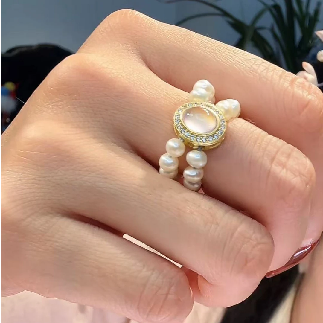 风雪初晴花花岁末戒指发冠发梳后压现货合集手工少女复古古风