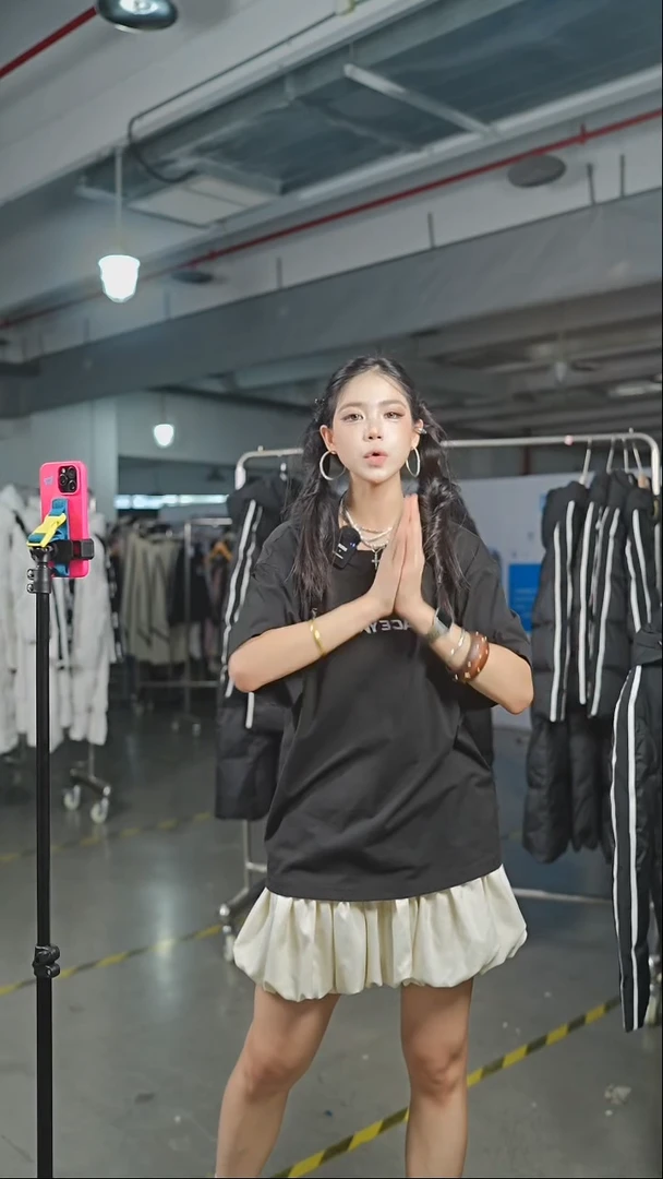 YKYB羽绒服长款L码    黑色015