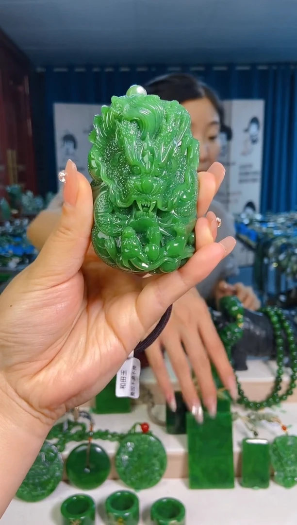 和田玉未镶嵌挂件1