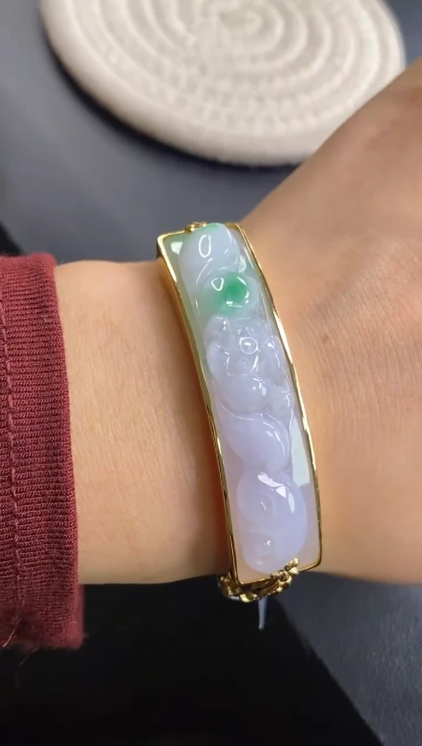 颈饰银S925镶嵌翡翠净货13187