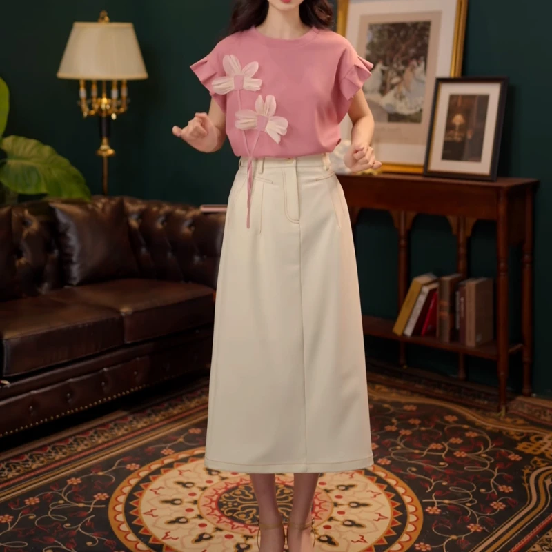 2025春夏新款百搭休闲显瘦气质上衣LK2503156