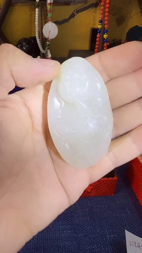 【闪购商品】和田玉挂件未镶嵌和田 米神把件挂坠 （飞铃文玩）