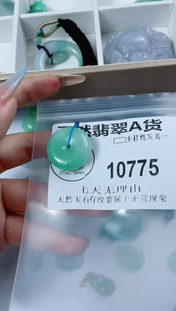 翡翠未镶嵌颈饰10775