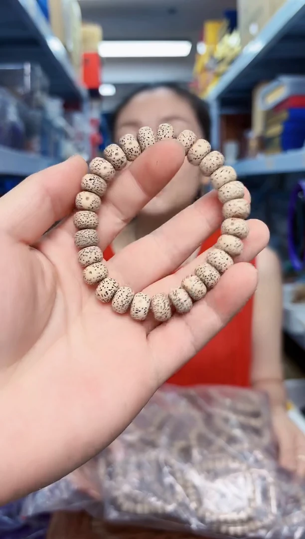 木质非金属星月车轮珠单圈手串