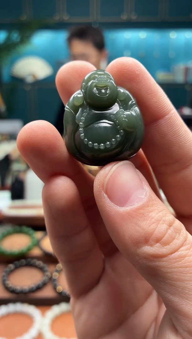 吊坠(不含链)未镶嵌和田玉佛公吊坠