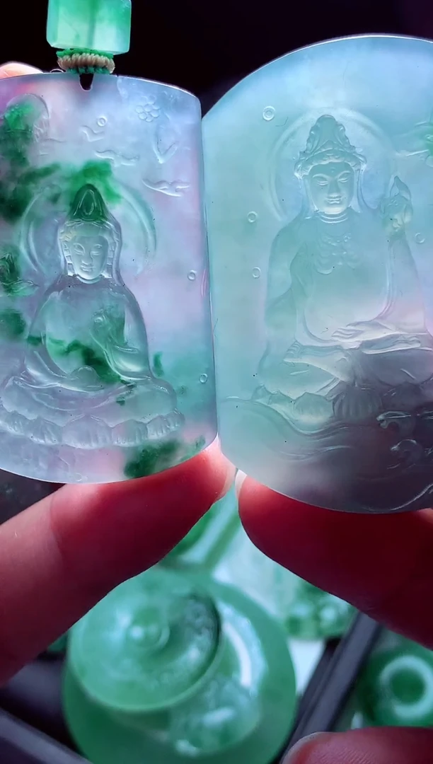 未镶嵌定制翡翠呆**?翡翠毛货定制