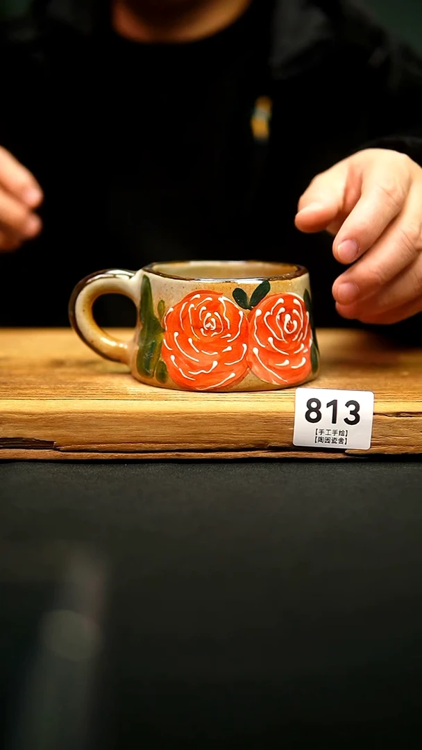 @@陶园瓷舍@@纯手工手绘@高温釉下彩